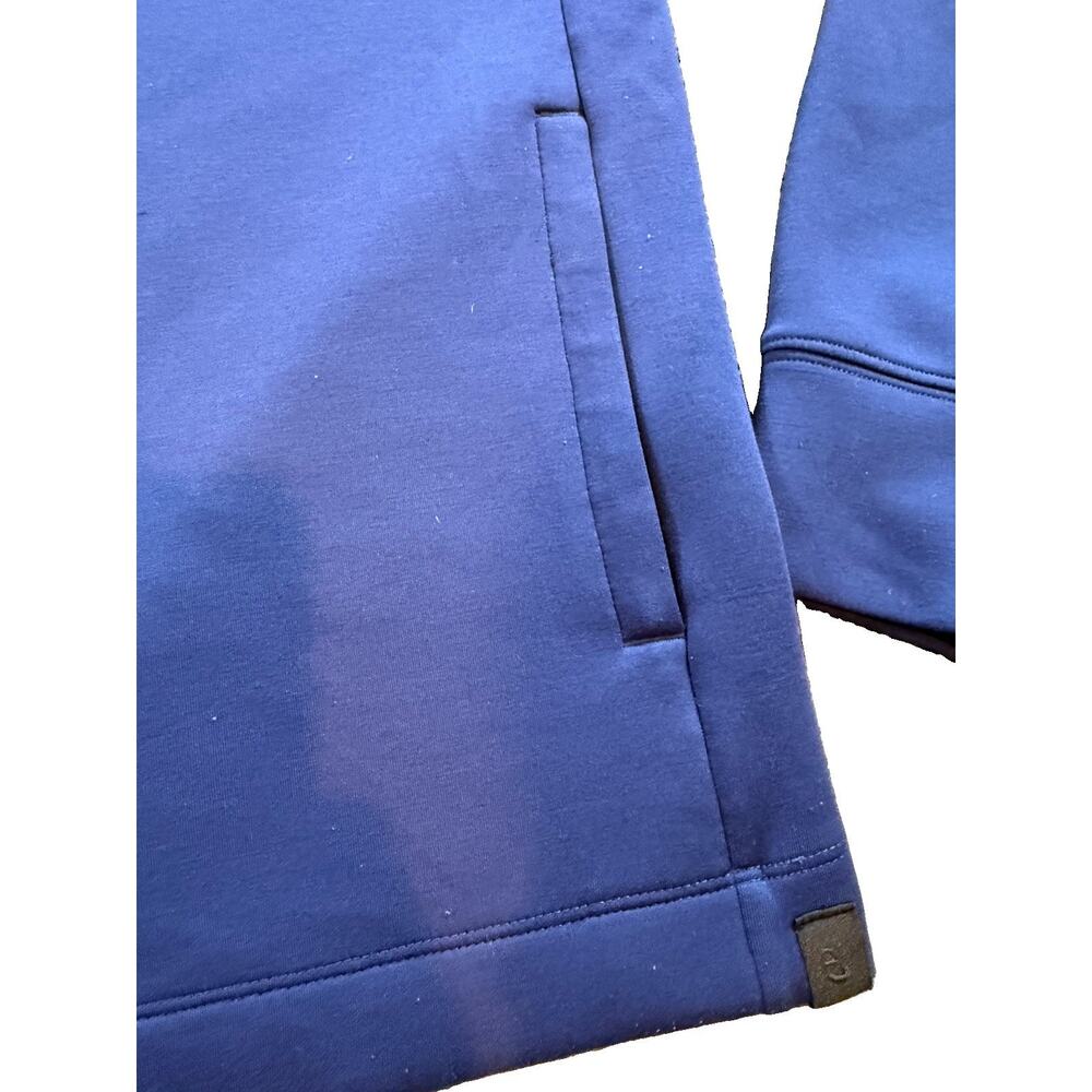 Away Travel Men’s XL Navy Blue Crewneck Pullover Sweatshirt Stretch Pockets - Picture 4 of 12